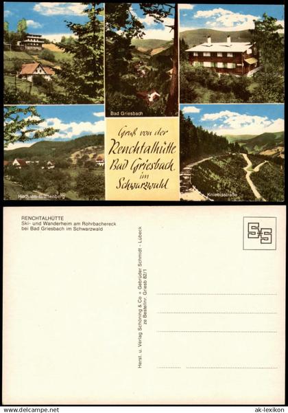 Bad Griesbach im Schwarzwald-Bad Peterstal-Griesbach RENCHTALHÜTTE 1970