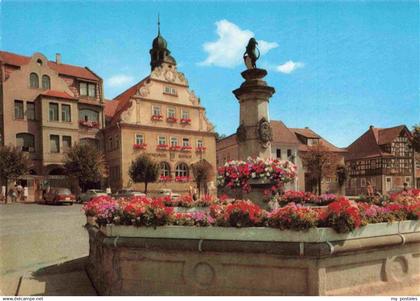 73989147 Rodach Bad Rodach Coburg Marktplatz Brunnen