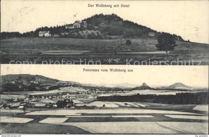 Wolfsberg Bad Schandau Der Wolfsberg mit Hotel und Panorama vom Wolfsberg