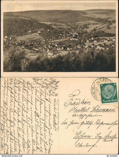 Oberschlema-Bad Schlema Radiumbad Panorama-Ansicht Schlematal 1924