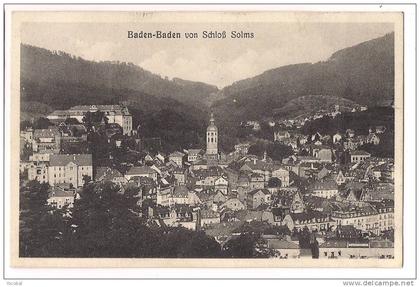 ### CP, allemagne, baden baden, baden baden von schloss solms