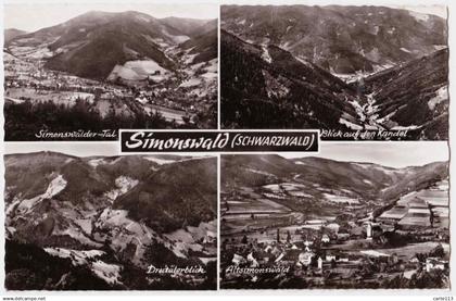 - B58319CPSM - SIMONSWALD - SCHWARZWALD -ALLEMAGNE - Tal - Kandel - Dreitalerblick - Altsimonswald - Très bon état - EU