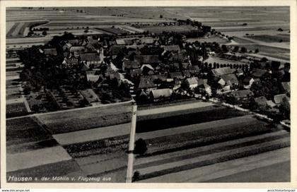 CPA Hausen an der Möhlin Bad Krozingen im Breisgau Schwarzwald, Fliegeraufnahme