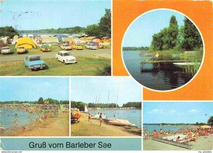 74002639 Barleben Barleber See Camping Strandpartien Bootsstege