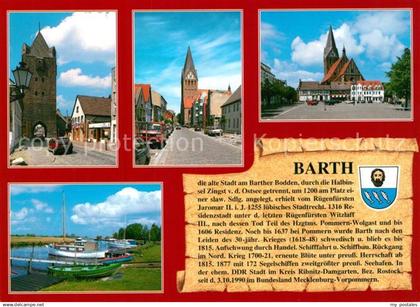 73210141 Barth Marktplatz Marienkirche Seglerhafen Dammtor Barth