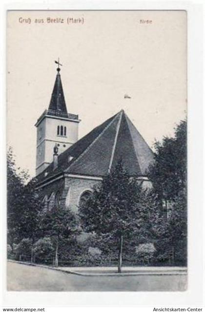 39003242 - Kirche in Beelitz / Mark gelaufen 1920. Leichter Bug unten rechts, sonst gut erhalten.