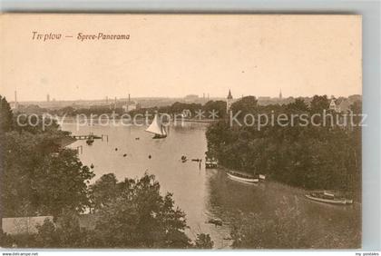 43118570 Treptow Berlin Spree Panorama Treptow Berlin