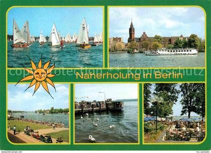 72897999 Berlin Segelregatta Mueggelsee Rathaus Regattastrecke Weisse Flotte Kon