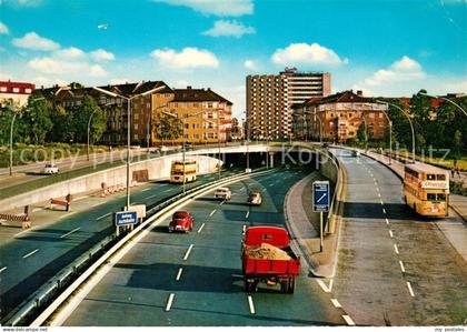 73081951 Halensee Berlin Stadtautobahn Doppeldeckerbus Halensee Berlin