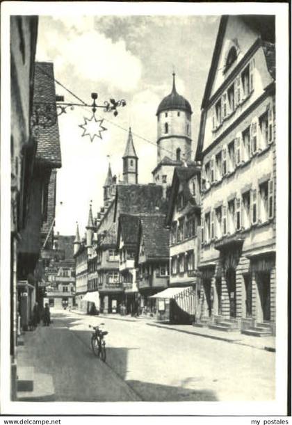 70107790 Biberach Riss Biberach Hindenburgstrasse ungelaufen ca. 1920