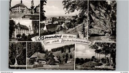 70747109 Bonndorf Schwarzwald Bonndorf Rathaus Brunnen Schloss Gasthaus Sommerau