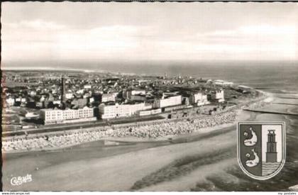 70119267 Borkum Nordseebad Borkum Fliegeraufnahme x 1955 Borkum