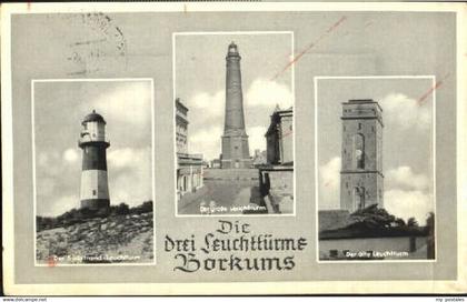 70120000 Borkum Nordseebad Borkum Leuchtturm  x 1940 Borkum