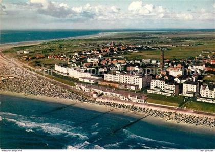 73121310 Borkum Nordseebad Fliegeraufnahme Borkum