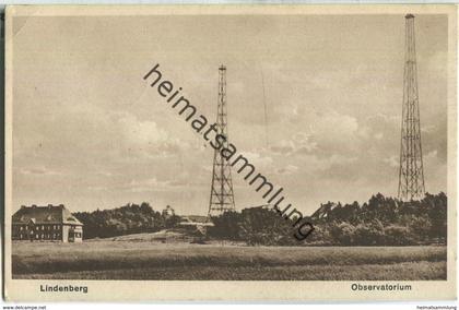 Tauche - Lindenberg - Observatorium - Verlag W. Meyerheim Berlin - Bahnpost