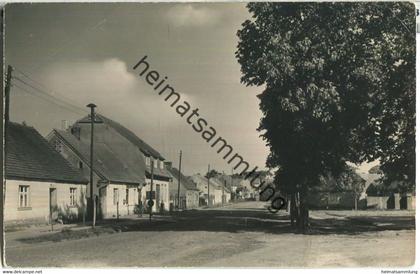 Wolzig - Dorfstrasse - Foto-AK - Verlag PGH Rotophot Bestensee