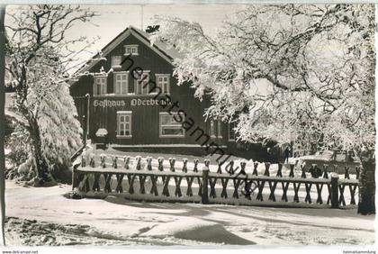 Gasthaus Oderbrück bei Braunlage - Besitzer Richard Wagner - Foto-Ansichtskarte - Verlag Hans Rudolphi Braunlage