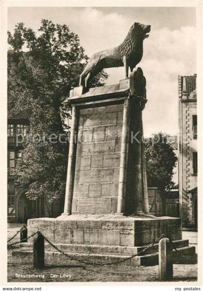 73070037 Braunschweig Loewenstatue Braunschweig