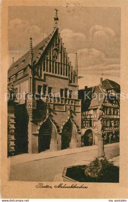 43510634 Bretten Baden Melanchthonhaus Historisches Gebaeude Bretten Baden