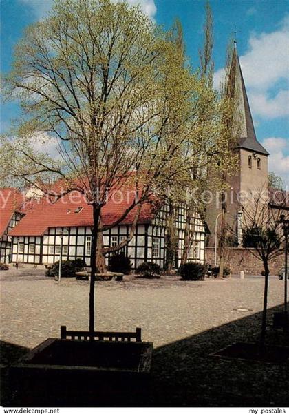 73000950 Buende Westfalen Rathausplatz Laurentiuskirche  Buende Westfalen