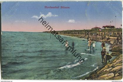 Büsum - Strand - Verlag M. Glückstadt & Münden Hamburg