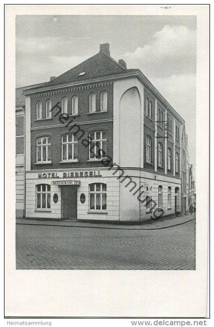 Buxtehude - Hotel Riebesell - Verlag H. Behning Buxtehude gel. 1958