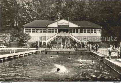 72064263 Crimmitschau HO Gaststaette im Sahnbad Schwimmbad Crimmitschau