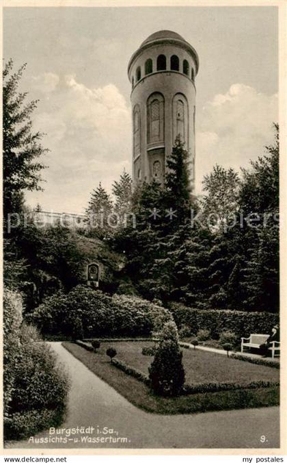 73817602 Burgstaedt Sachsen Aussichts und Wasserturm Burgstaedt Sachsen