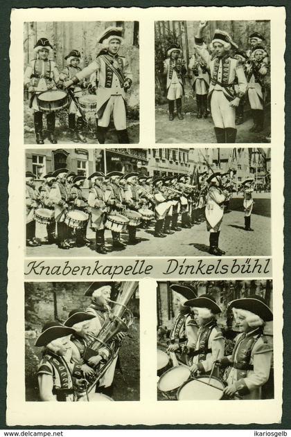 Dinkelsbühl 1927 5-geteilte Ereigniskarte " Die Knabenkapelle "