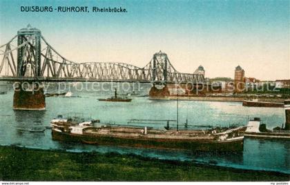 73696987 Duisburg Ruhrort Rheinbruecke  Duisburg Ruhrort