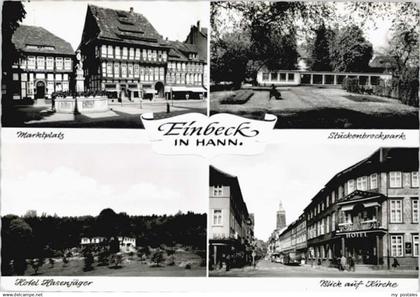 70026180 Einbeck Niedersachsen Einbeck Stueckenbrockpark Marktplatz *