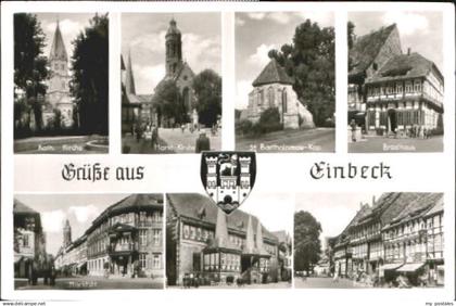 70081435 Einbeck Niedersachsen Einbeck Kirche Rathaus Markt x 1953 Einbeck