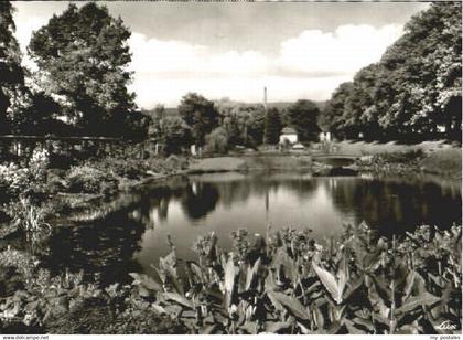 70120301 Einbeck Niedersachsen Einbeck Park ungelaufen ca. 1965