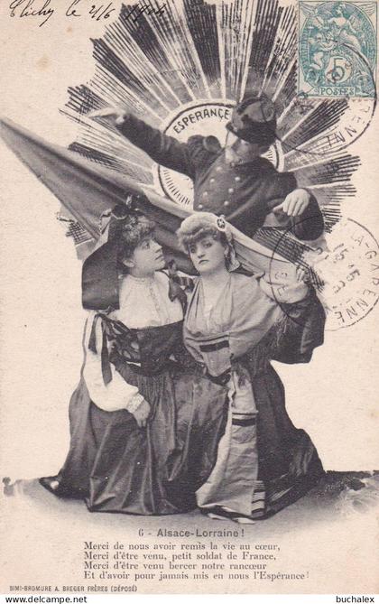 Postkarte Alsace-Lorraine von 1904