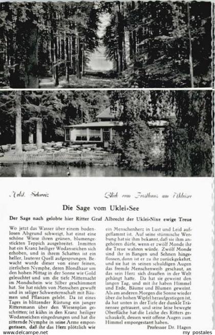 70122958 Eutin Eutin Forsthaus Ukleisee ungelaufen ca. 1955