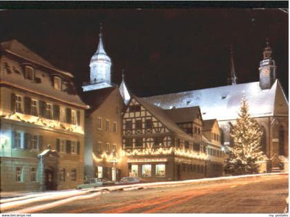 70116250 Feuchtwangen Feuchtwangen Marktplatz Kirche Rathaus x 1992