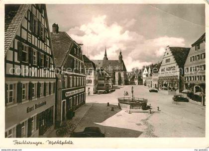 Feuchtwangen Marktplatz Brunnen