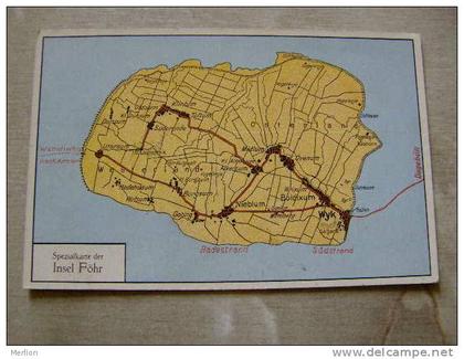 Föhr - Map    D81613