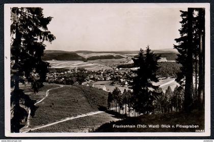 A6054 - alte Foto Ansichtskarte - Frankenhain Blick v. Flössgraben - gel 1939 - Ritter