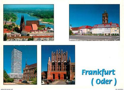 73266885 Frankfurt Oder Panorama Oder Friedenskirche Marieneck Brunnenplatz Oder