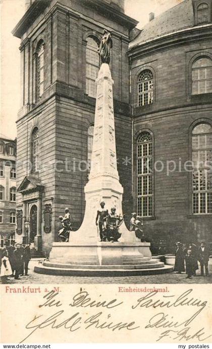 43349760 Frankfurt Main Einheitsdenkmal Frankfurt Main