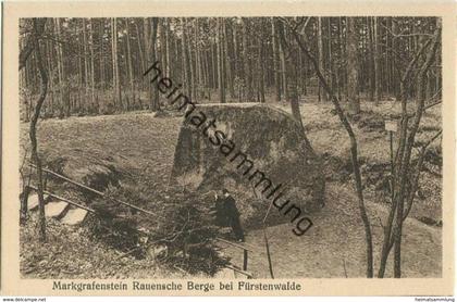 Markgrafenstein - Rauensche Berge bei Fürstenwalde - Verlag J. Goldiner Berlin