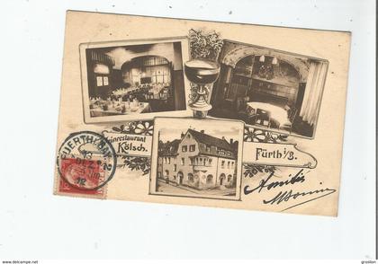 FURTH I/B WEINRESTAURANT KOLSCH 1912