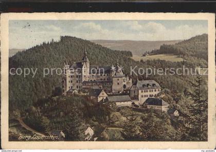 Lauenstein Erzgebirge Burg Lauenstein