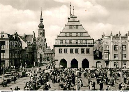 72972419 Greifswald Rathaus St. Nikolaikirche Greifswald