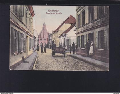 Dt. Reich AK Grimmen Sundische Strasse 1911