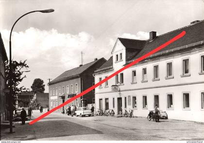 AK Königswartha Hauptstraße HO Gaststätte Jägerhof Neschwitz Wartha Lohsa Großdubrau Wittichenau Hoyerswerda Bautzen DDR