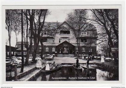 39021453 - Leipe im Spreewald mit Gasthaus Buchan ungelaufen  Top Erhaltung.