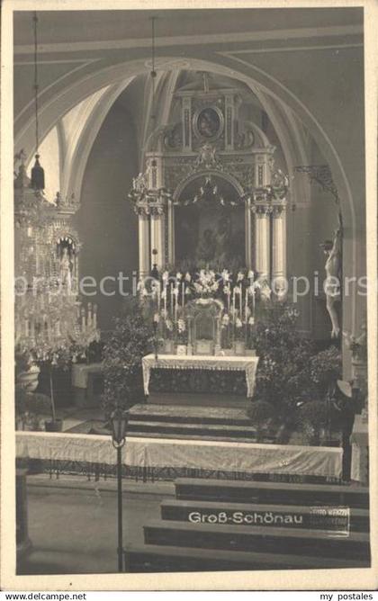 Grossschoenau Sachsen Kirche Inneres