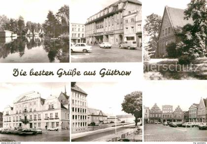 72633820 Guestrow Mecklenburg Vorpommern Faehrteich Hotel Stadt Guestrow Barlach